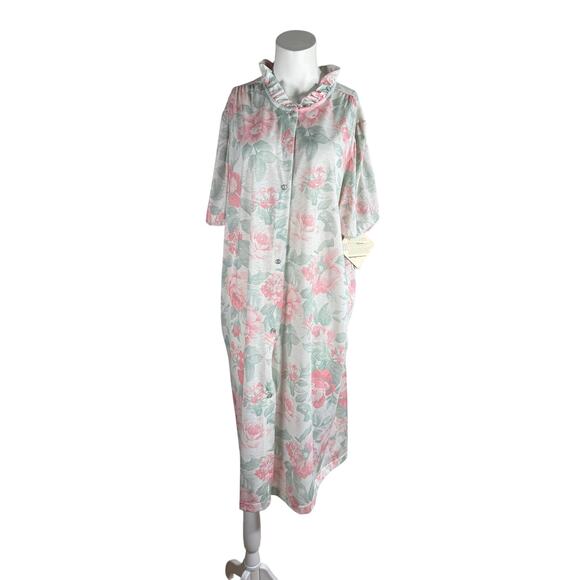 Vintage Deadstock Lorraine Nightgown Women's 2X Floral Cottage Core Grannycore